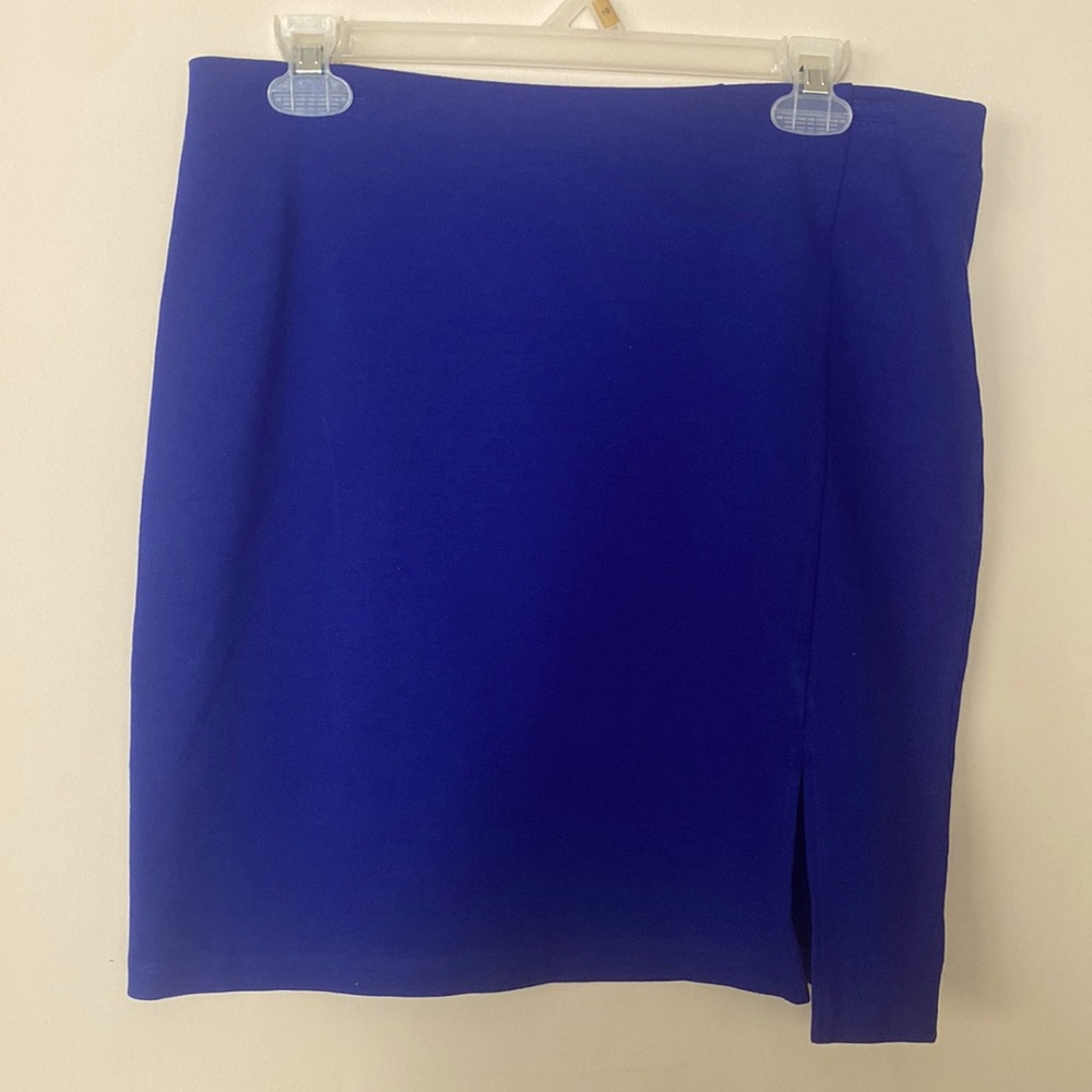 Royal Blue pull on skirt